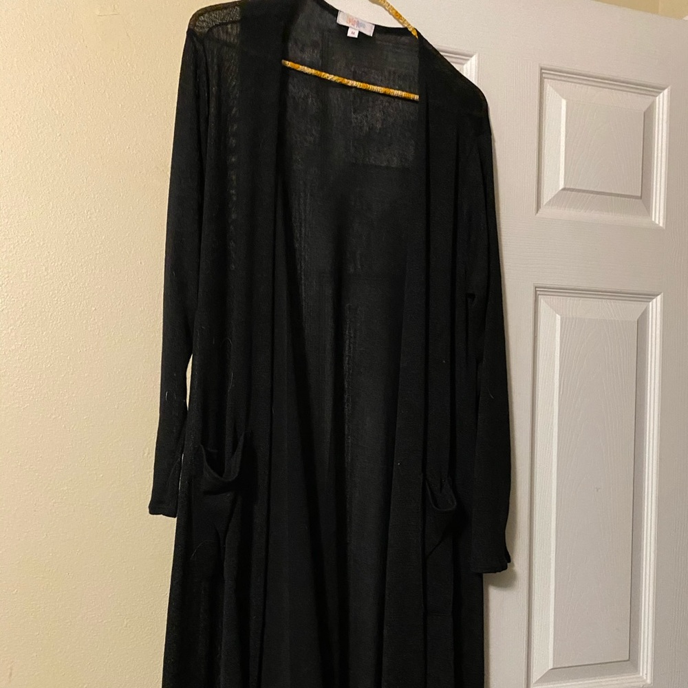 LuLaroe Black Shirley (I think) cardigan